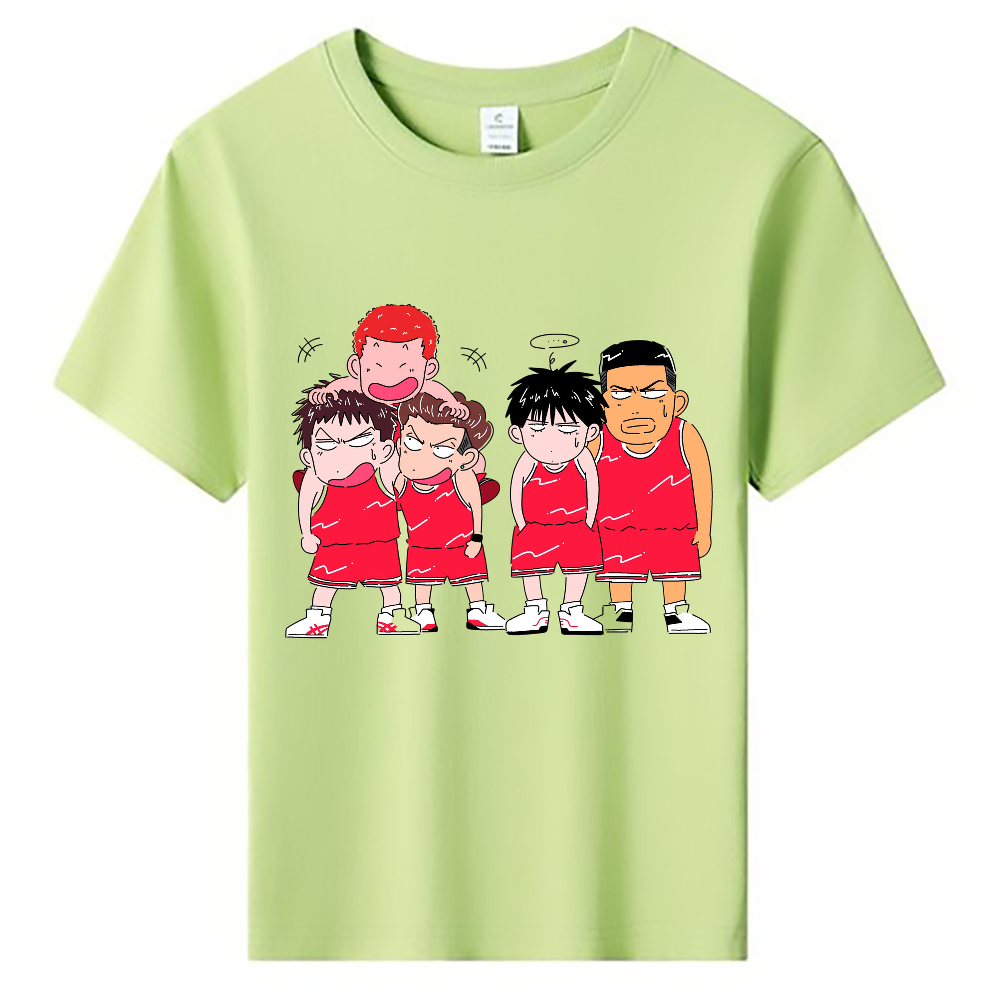 （画像用） SLAM DUNK／スラムダンク 綿100％キッズTシャツ（フロントプリント）